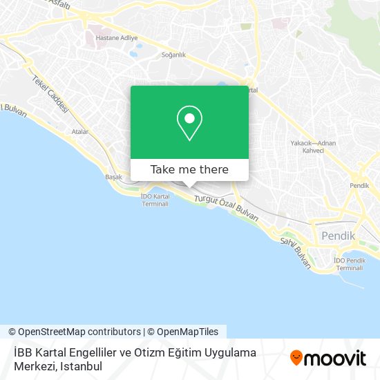 İBB Kartal Engelliler ve Otizm Eğitim Uygulama Merkezi map