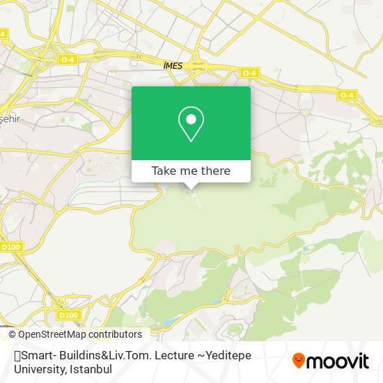 ✨Smart- Buildins&Liv.Tom. Lecture ~Yeditepe University map