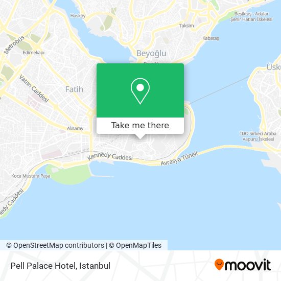Pell Palace Hotel map