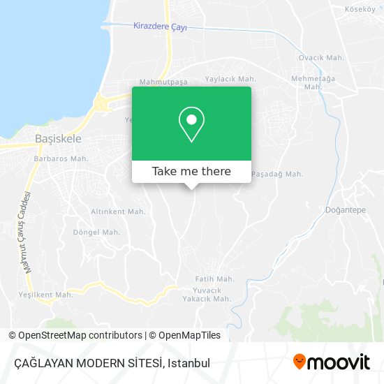 ÇAĞLAYAN MODERN SİTESİ map