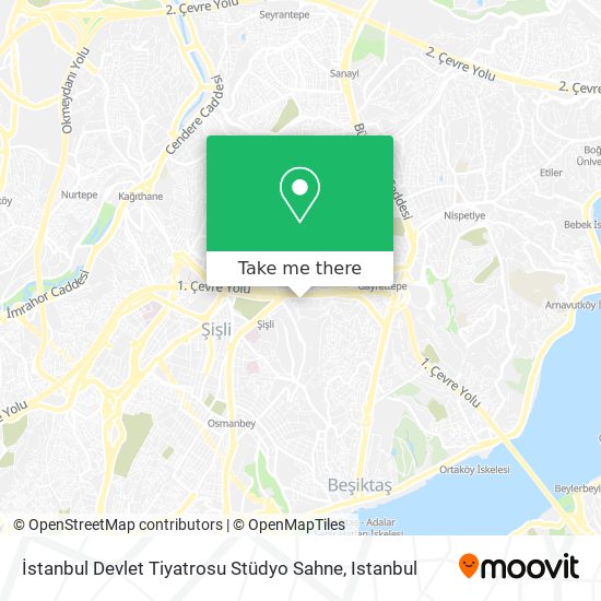 İstanbul Devlet Tiyatrosu Stüdyo Sahne map