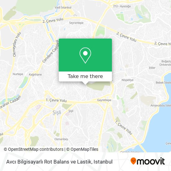 Avcı Bilgisayarlı Rot Balans ve Lastik map