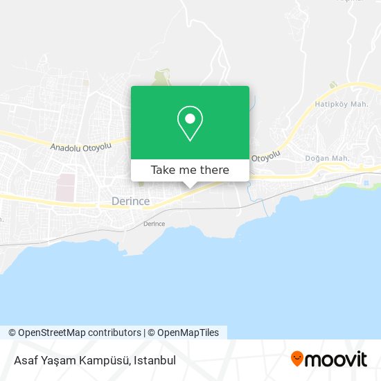 Asaf Yaşam Kampüsü map