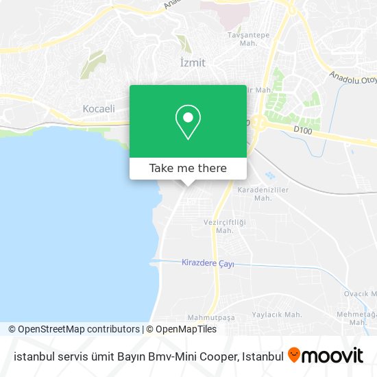 istanbul servis ümit Bayın Bmv-Mini Cooper map