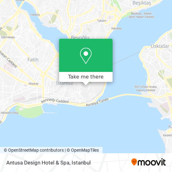 Antusa Design Hotel & Spa map