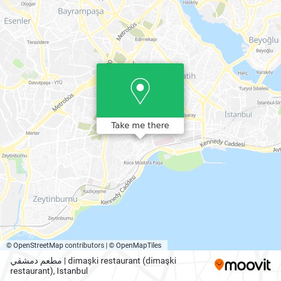 مطعم دمشقي | dimaşki restaurant map