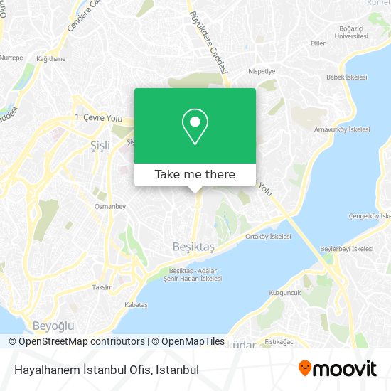 Hayalhanem İstanbul Ofis map