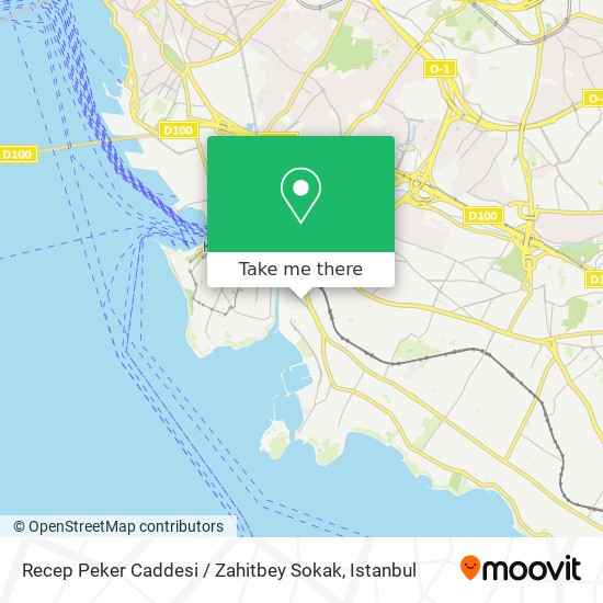 Recep Peker Caddesi / Zahitbey Sokak map