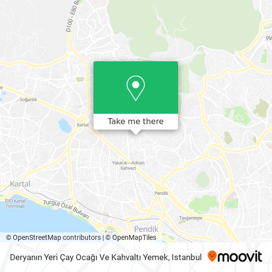 Deryanın Yeri Çay Ocağı Ve Kahvaltı Yemek map