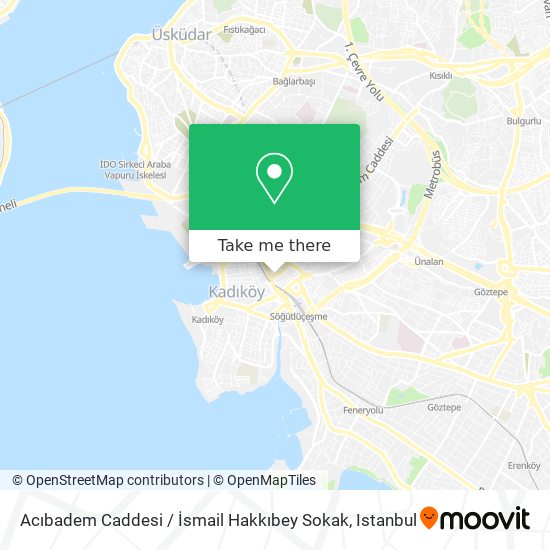 Acıbadem Caddesi / İsmail Hakkıbey Sokak map