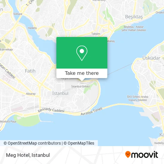 Meg Hotel map