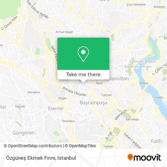 Özgüneş Ekmek Fırını map