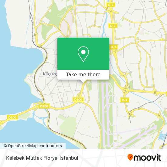 Kelebek  Mutfak  Florya map