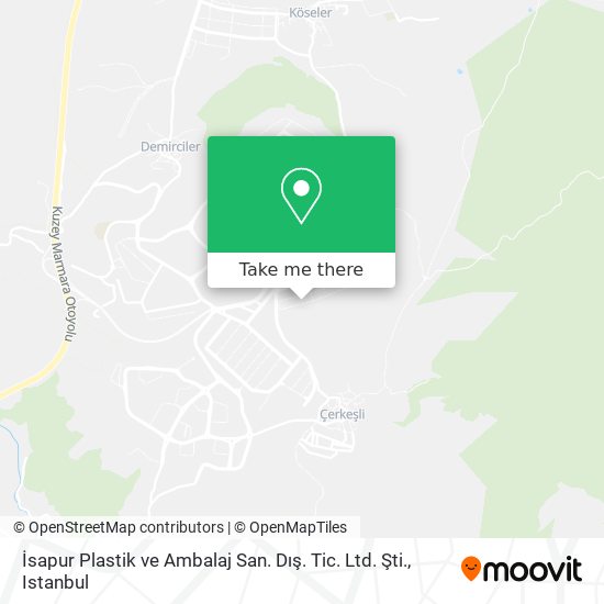 İsapur Plastik ve Ambalaj San. Dış. Tic. Ltd. Şti. map
