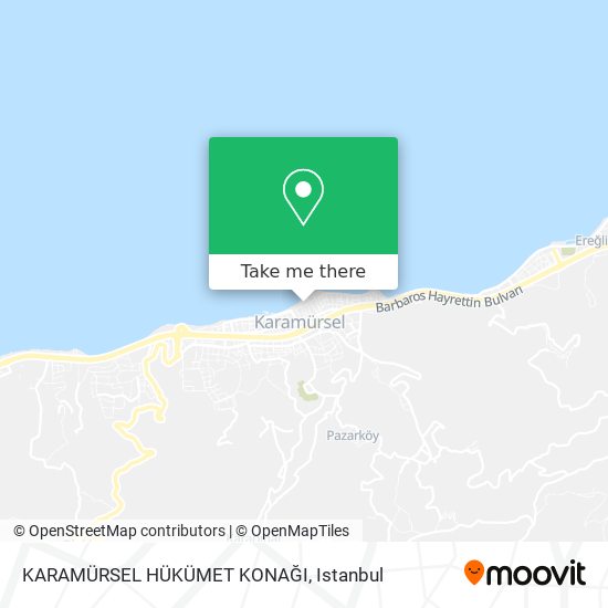 KARAMÜRSEL HÜKÜMET KONAĞI map