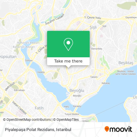 Piyalepaşa Polat Rezidans map