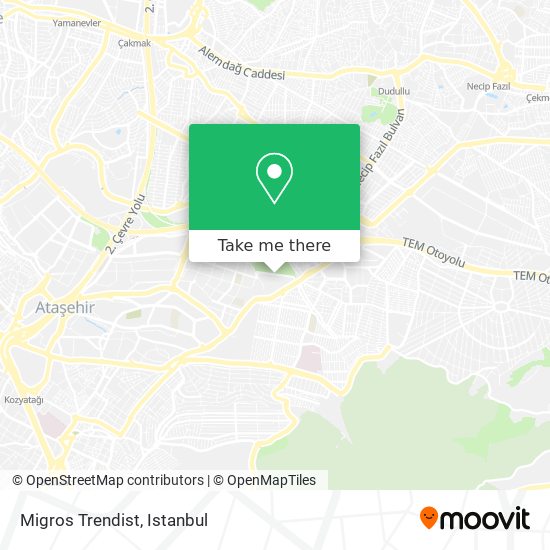 Migros Trendist map