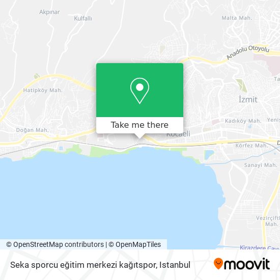 Seka sporcu eğitim merkezi kağıtspor map