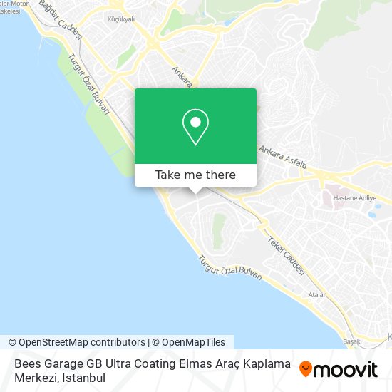 Bees Garage GB Ultra Coating Elmas Araç Kaplama Merkezi map