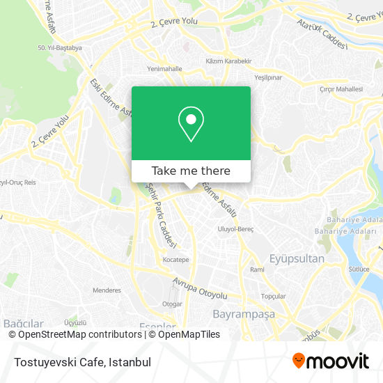 Tostuyevski Cafe map