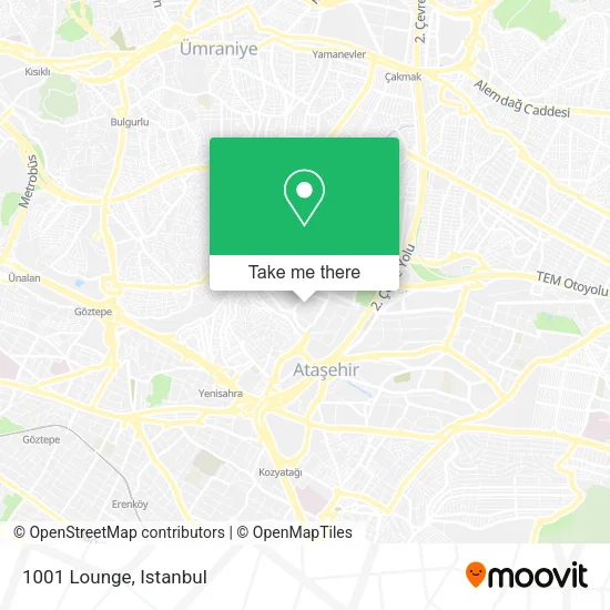 1001 Lounge map