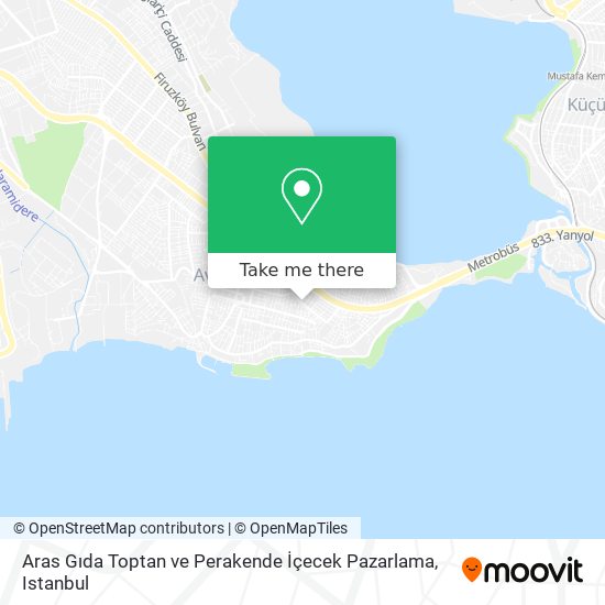 Aras Gıda Toptan ve Perakende İçecek Pazarlama map