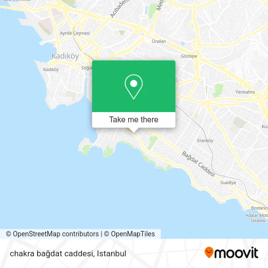 chakra bağdat caddesi map