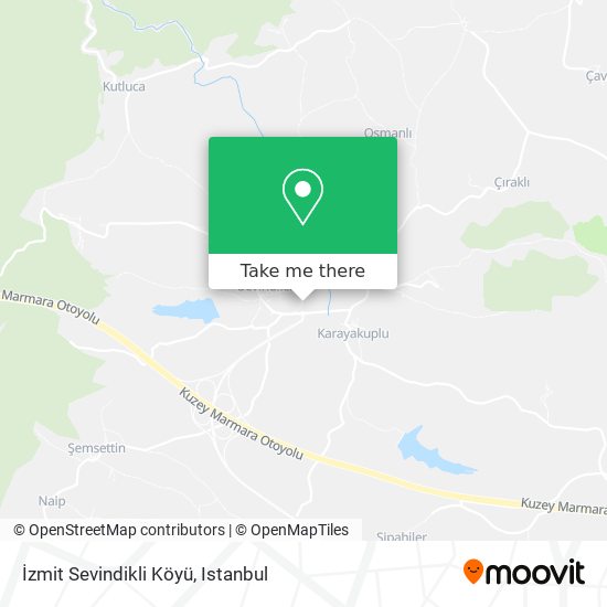 İzmit Sevindikli Köyü map