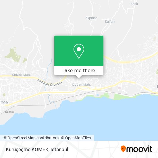 Kuruçeşme KOMEK map