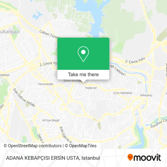 ADANA KEBAPÇISI ERSİN USTA map