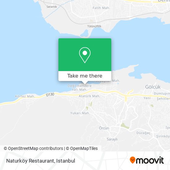 Naturköy Restaurant map