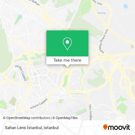 Sahan Lens İstanbul map