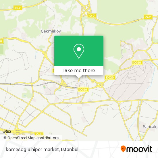 komesoğlu hiper market map
