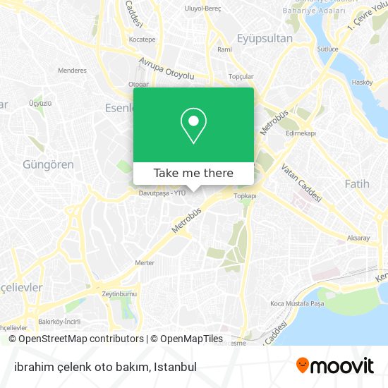 ibrahim çelenk oto bakım map