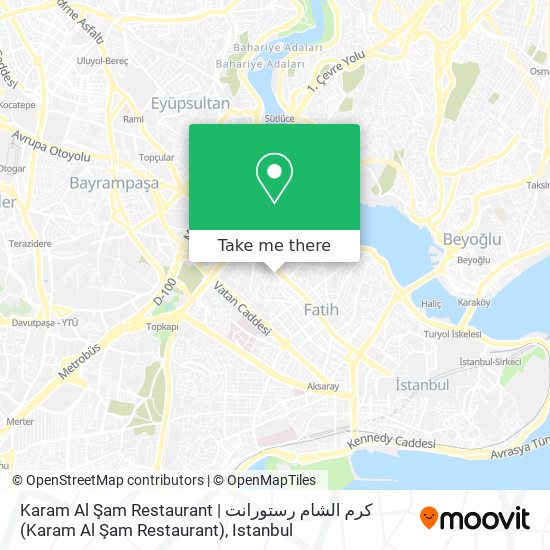 Karam Al Şam Restaurant | كرم الشام رستورانت map