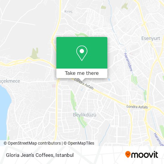 Gloria Jean's Coffees map