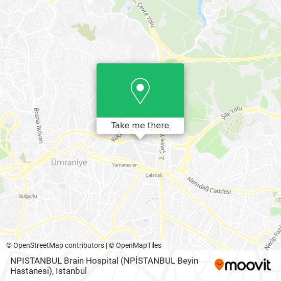NPISTANBUL Brain Hospital (NPİSTANBUL  Beyin Hastanesi) map