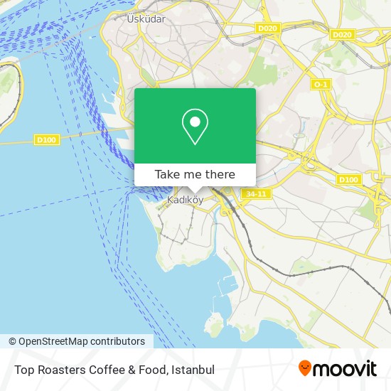 Top Roasters Coffee & Food map