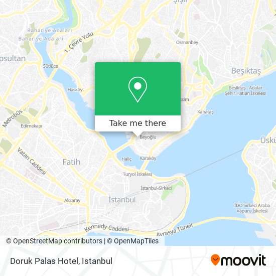 Doruk Palas Hotel map