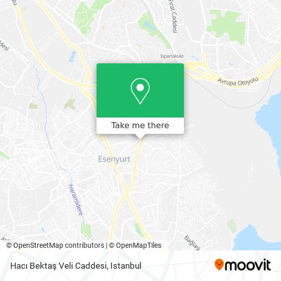 Hacı Bektaş Veli Caddesi map