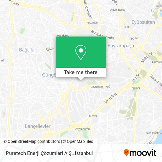 Puretech Enerji Çözümleri A.Ş. map