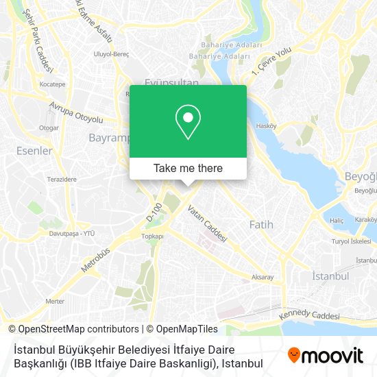 İstanbul Büyükşehir Belediyesi İtfaiye Daire Başkanlığı (IBB Itfaiye Daire Baskanligi) map