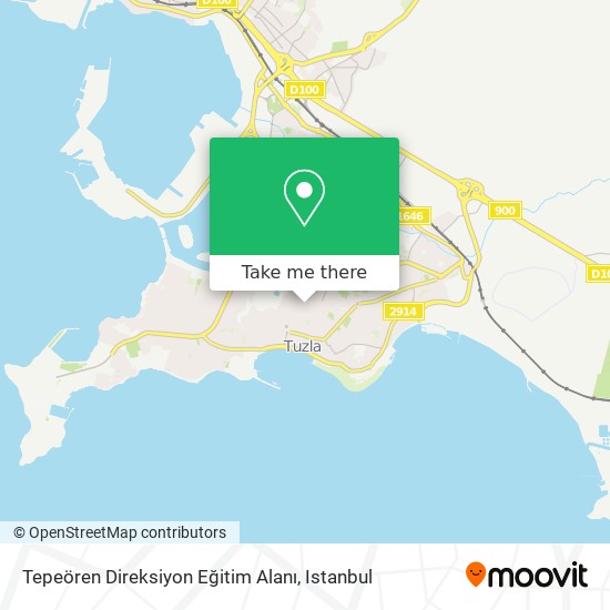 Tepeören Direksiyon Eğitim Alanı map