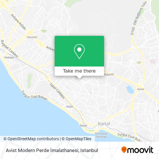 Avist Modern Perde İmalathanesi map