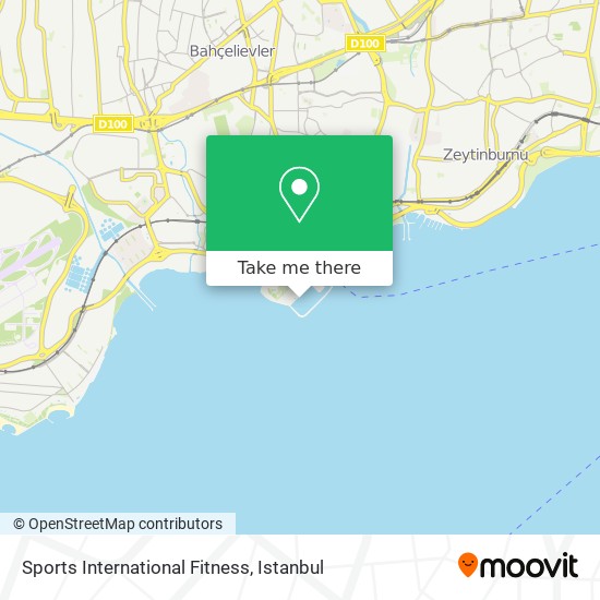 Sports International Fitness map