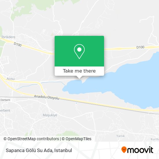 Sapanca Gölü Su Ada map