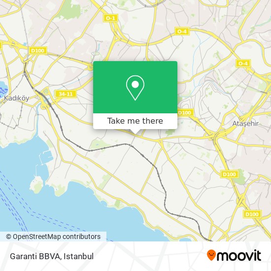 Garanti BBVA map