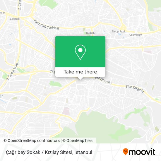 Çağrıbey Sokak / Kızılay Sitesi map