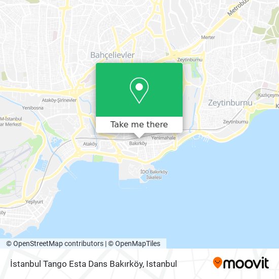 İstanbul Tango Esta Dans Bakırköy map