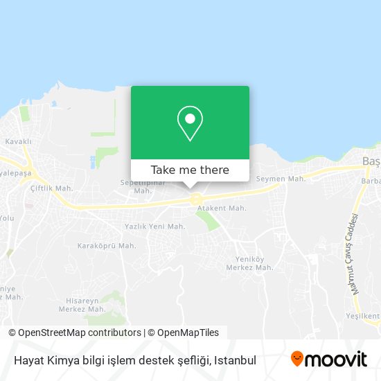 Hayat Kimya bilgi işlem destek şefliği map